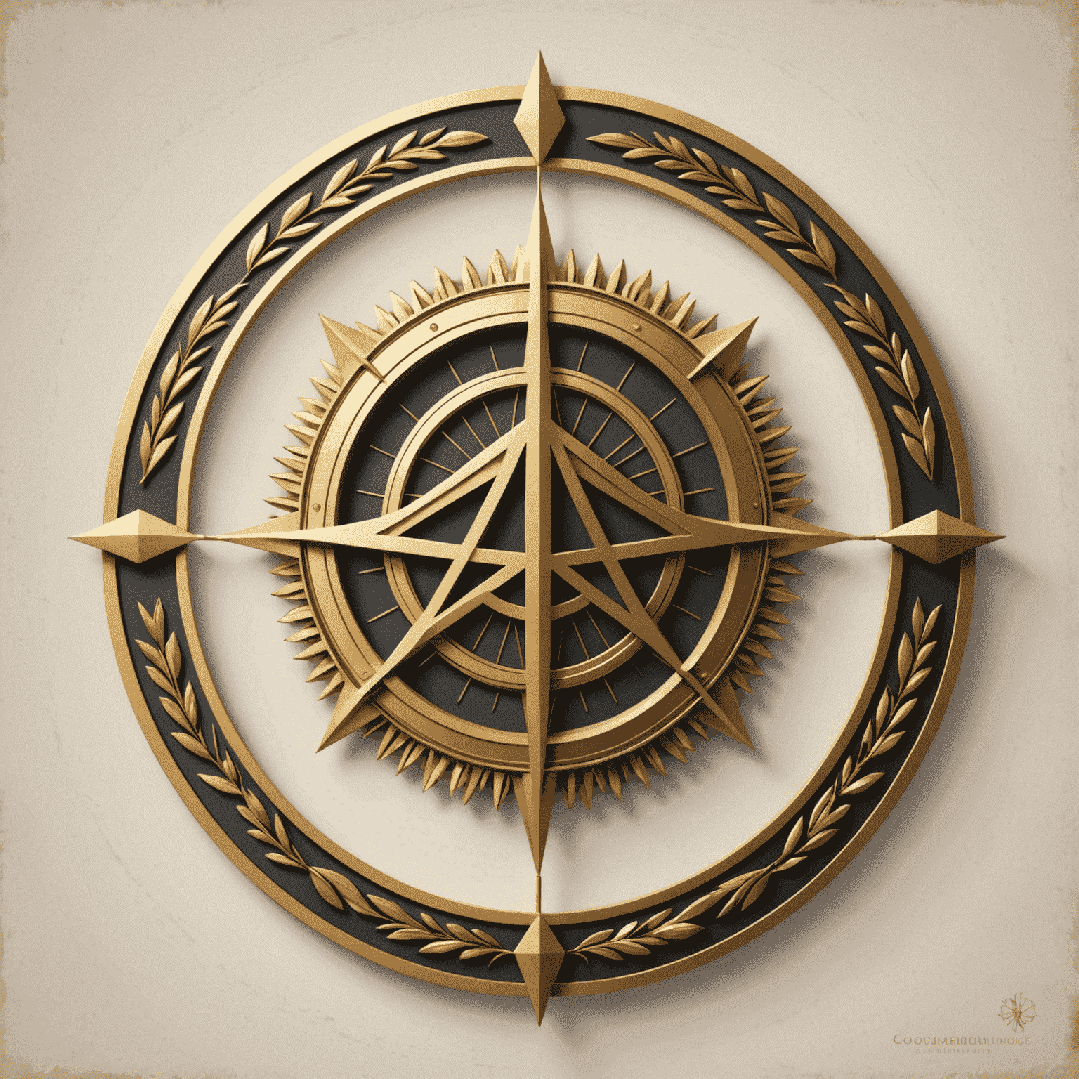 CogniBridge logo - an elegant gold emblem representing a bridge of cognition