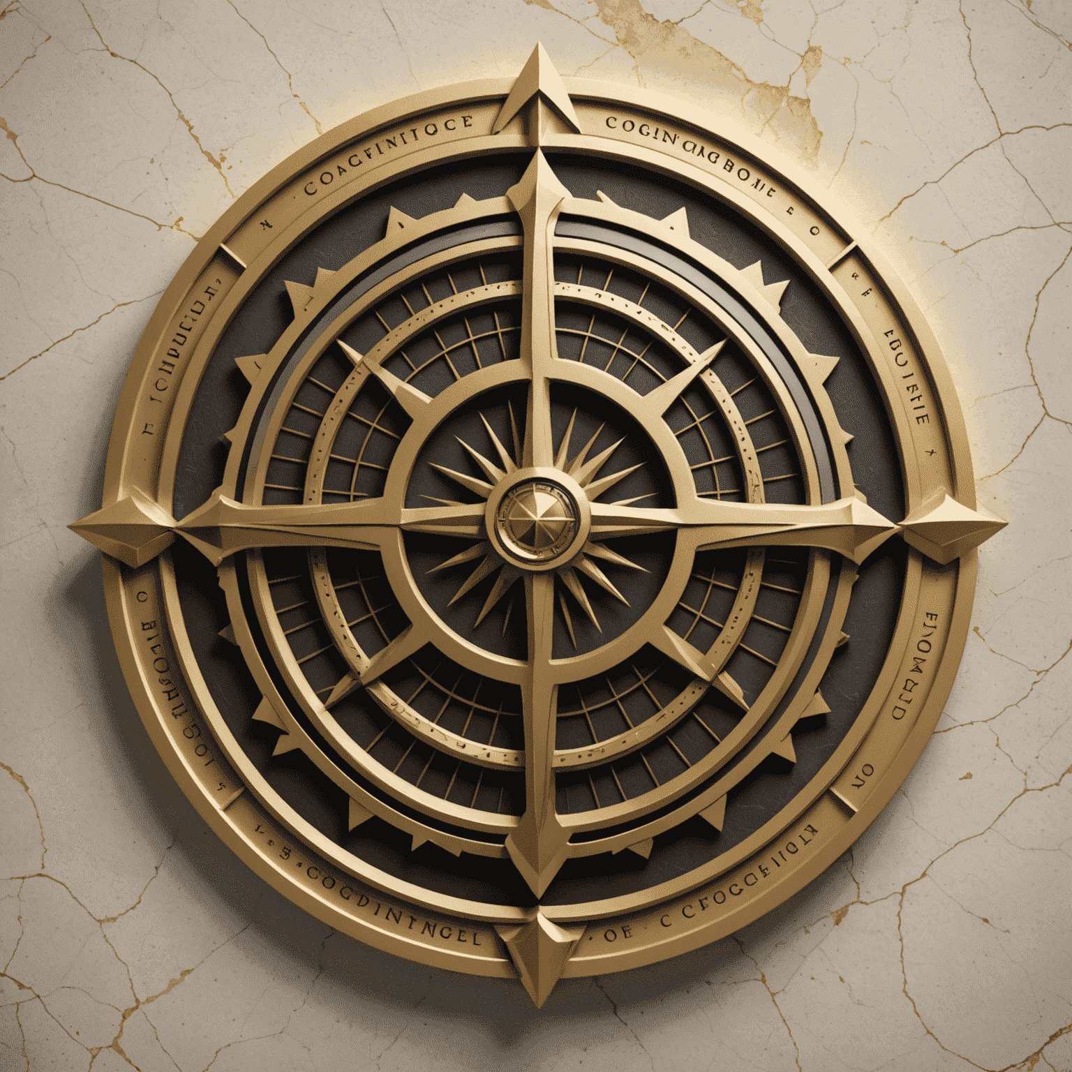 CogniBridge logo - an elegant gold emblem representing a bridge of cognition