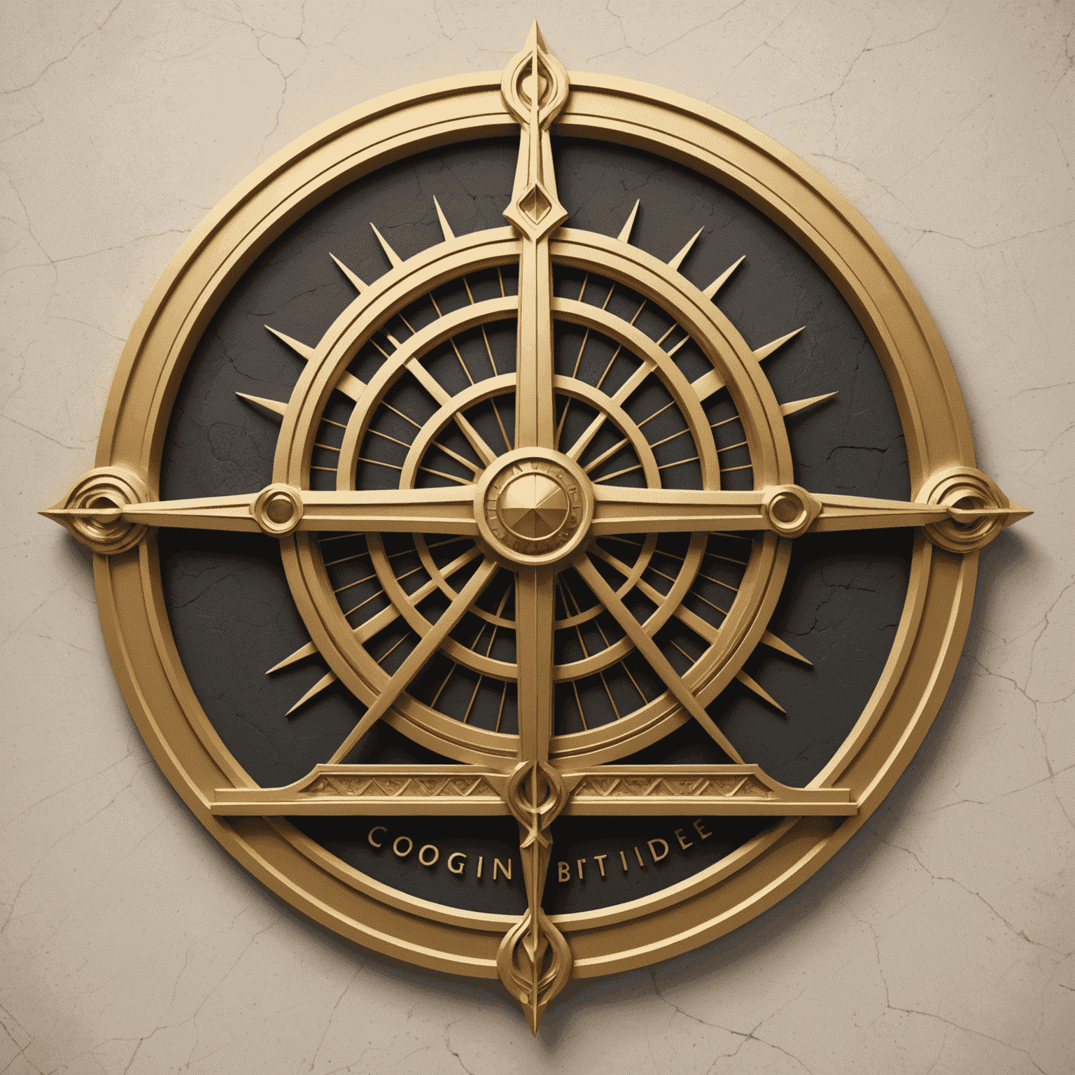 CogniBridge logo - an elegant gold emblem representing a bridge of cognition